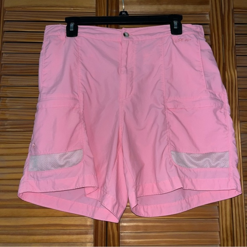 Columbia UPF30+ Pink Nylon‎ Shorts Size Large